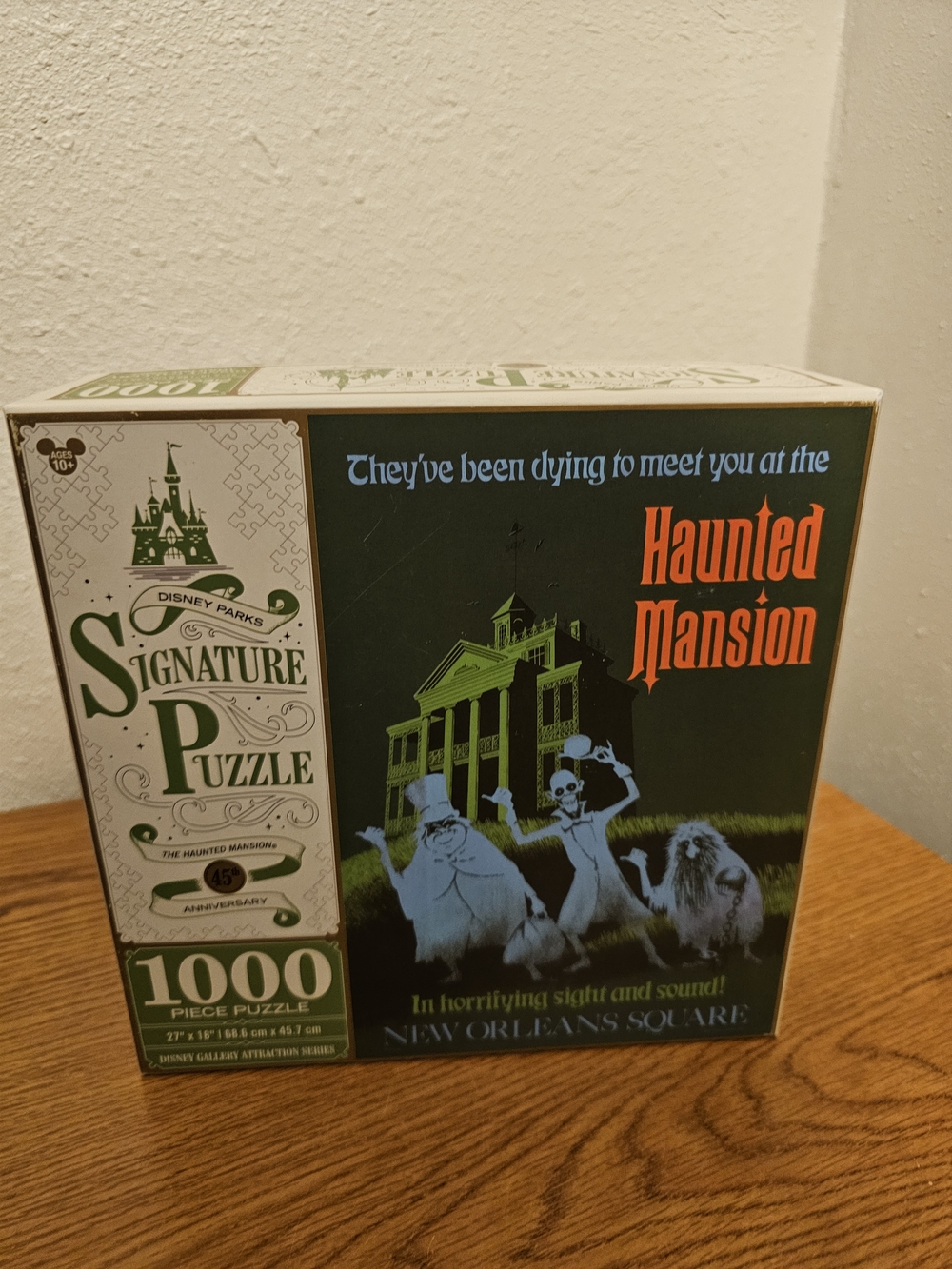 Haunted Mansion Disney Parks Signature Puzzle 1000 Pc 45th Ann Attraction Series